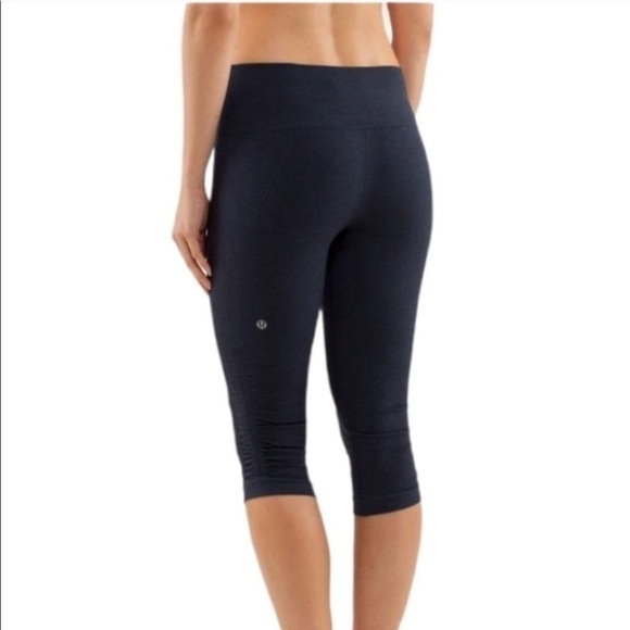 Lululemon In The Flow Crop Black Leggings - Picture 5 of 9